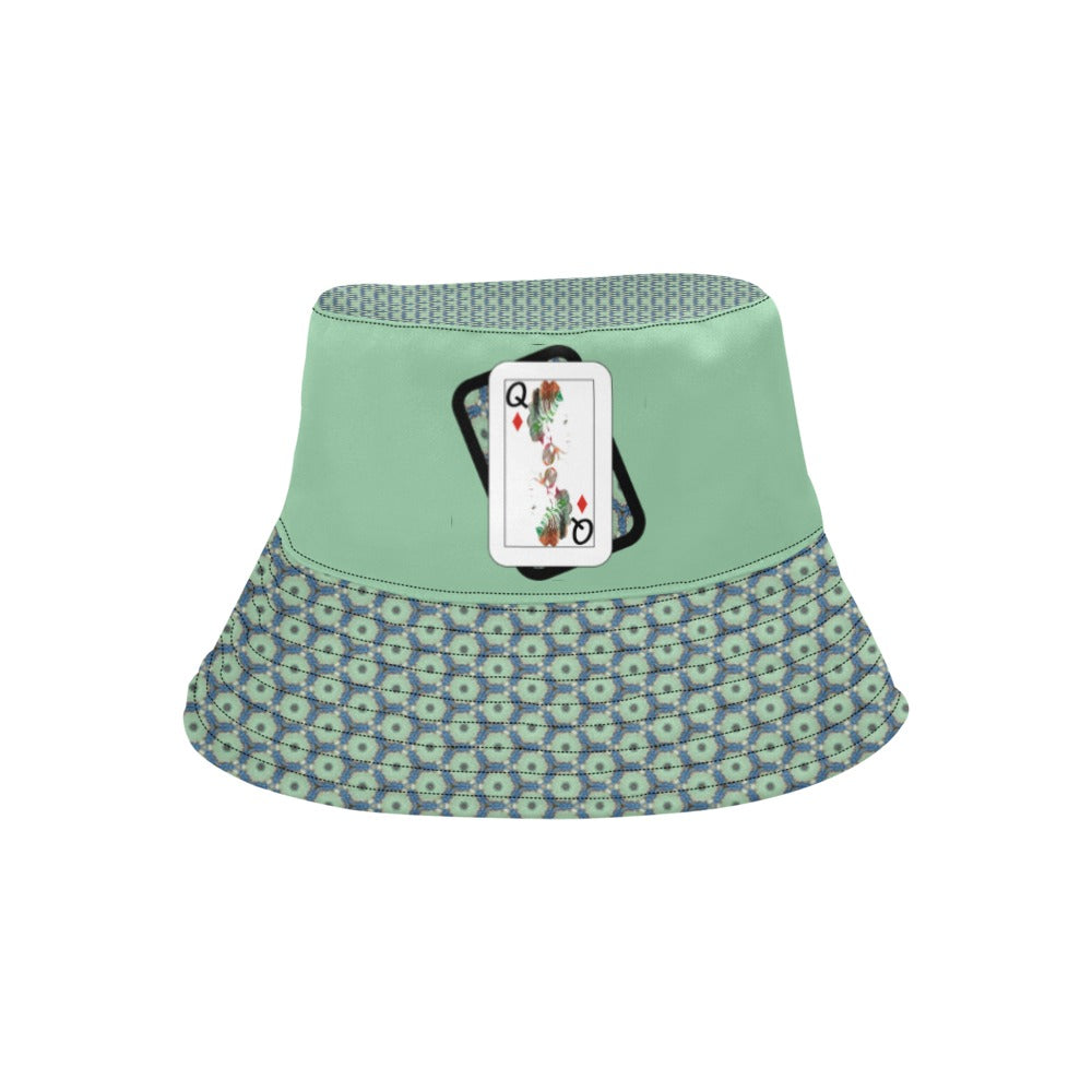 Play Your Hand...Queen Diamond #1 Bucket Hats