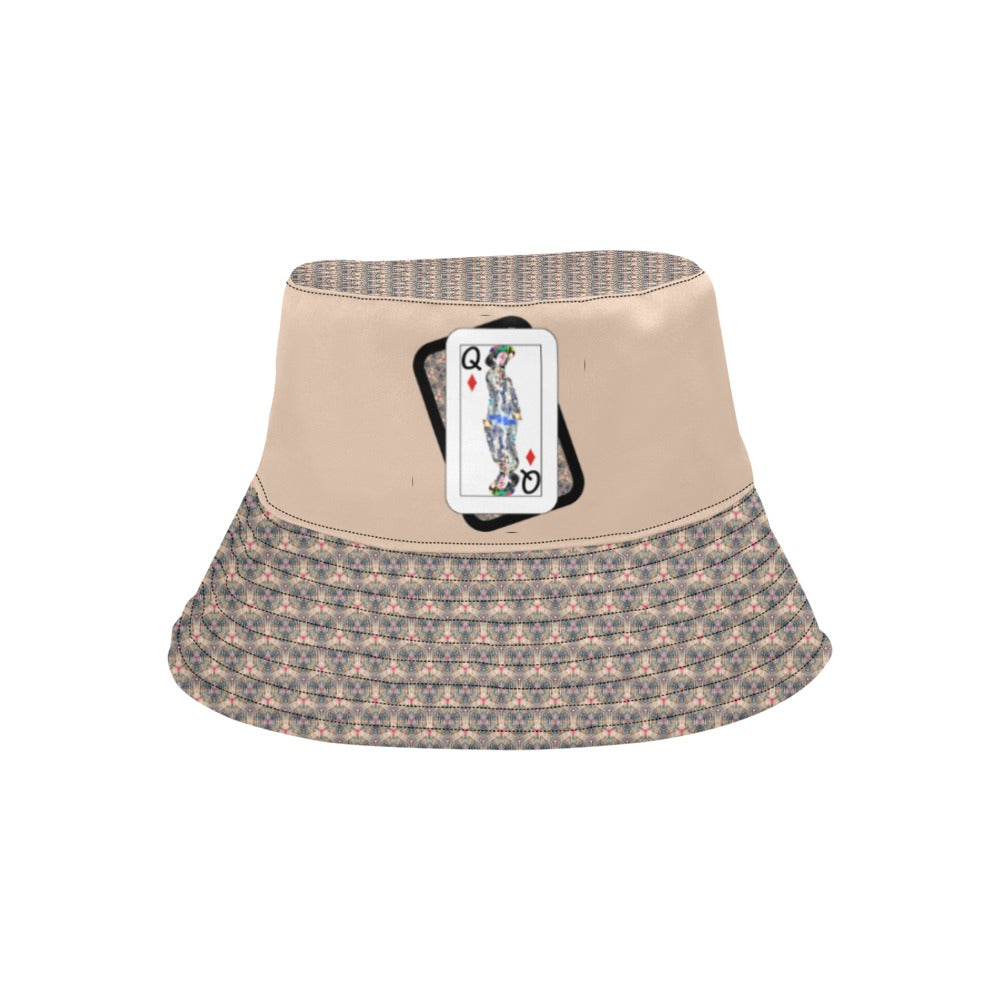 Play Your Hand...Queen Diamond #4 Bucket Hats