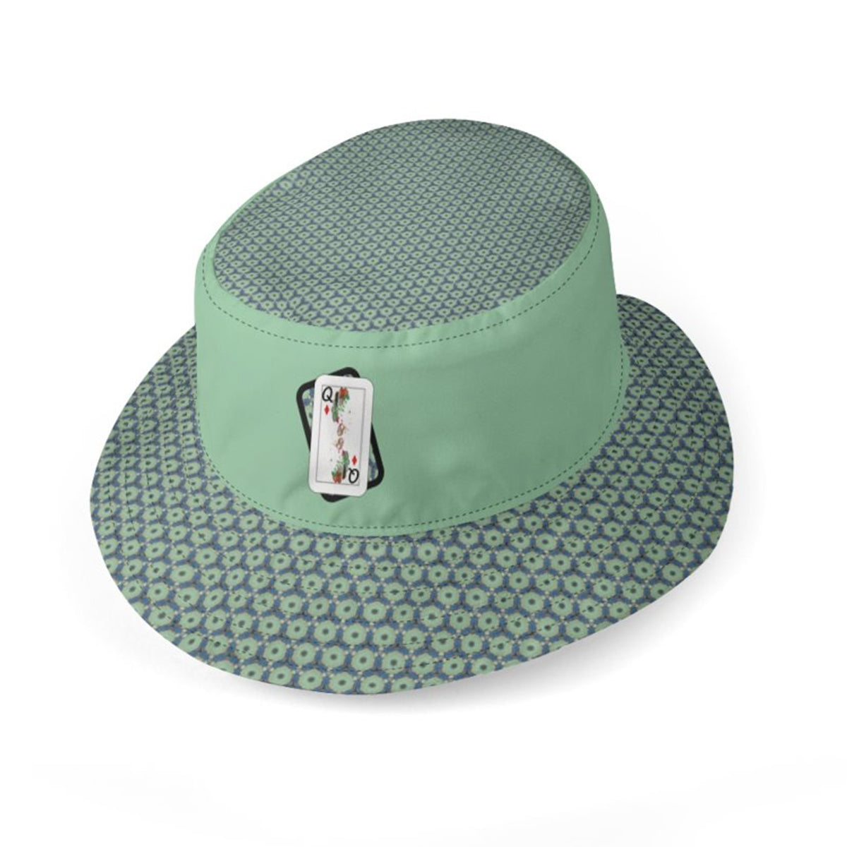 Play Your Hand...Queen Diamond #1 Bucket Hats