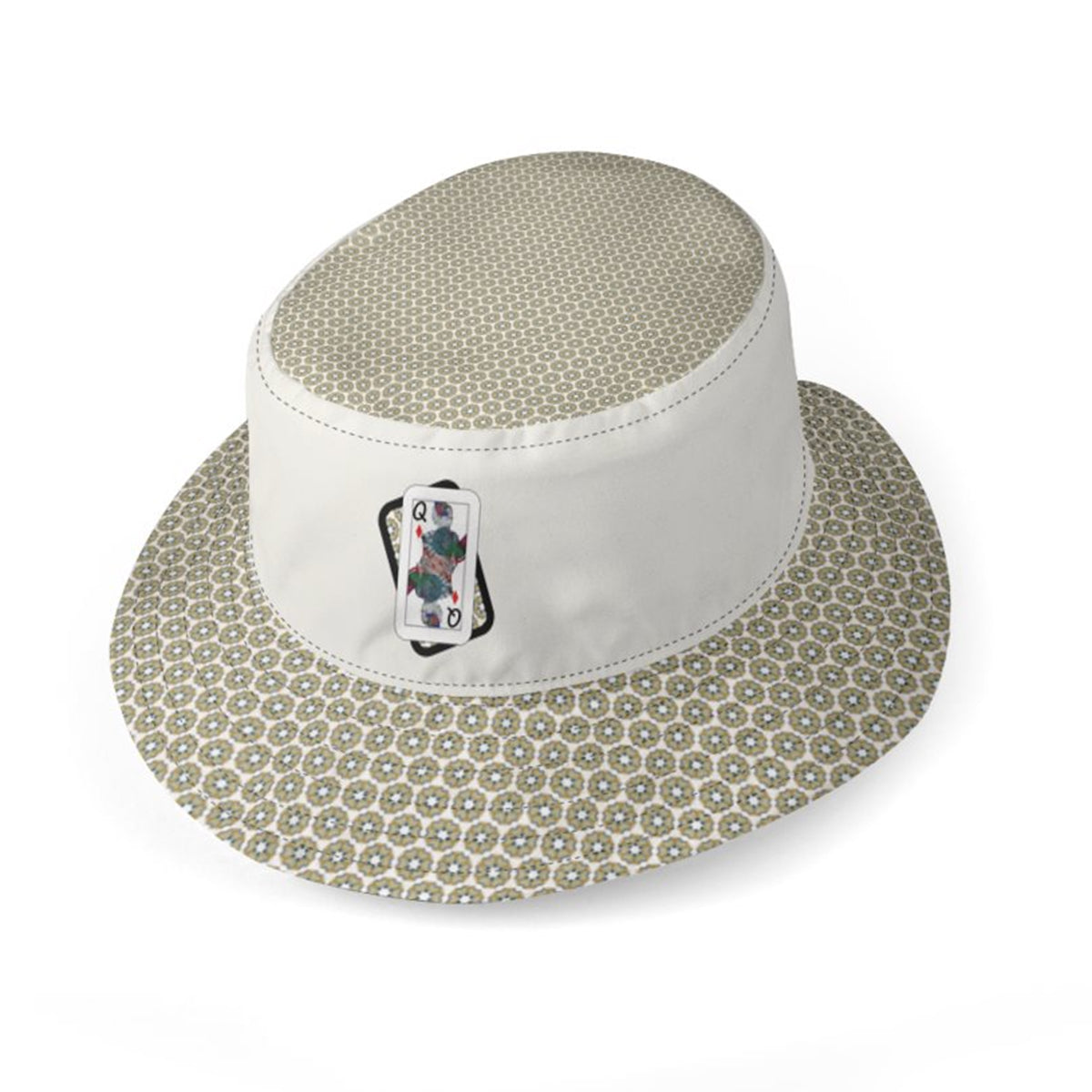 Play Your Hand...Queen Diamond #3 Bucket Hats