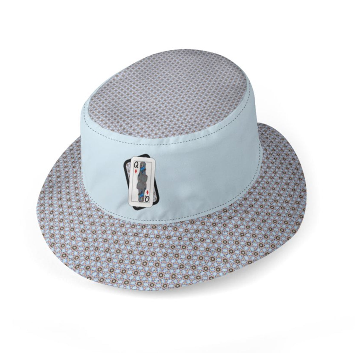 Play Your Hand...Queen Diamond #2 Bucket Hats