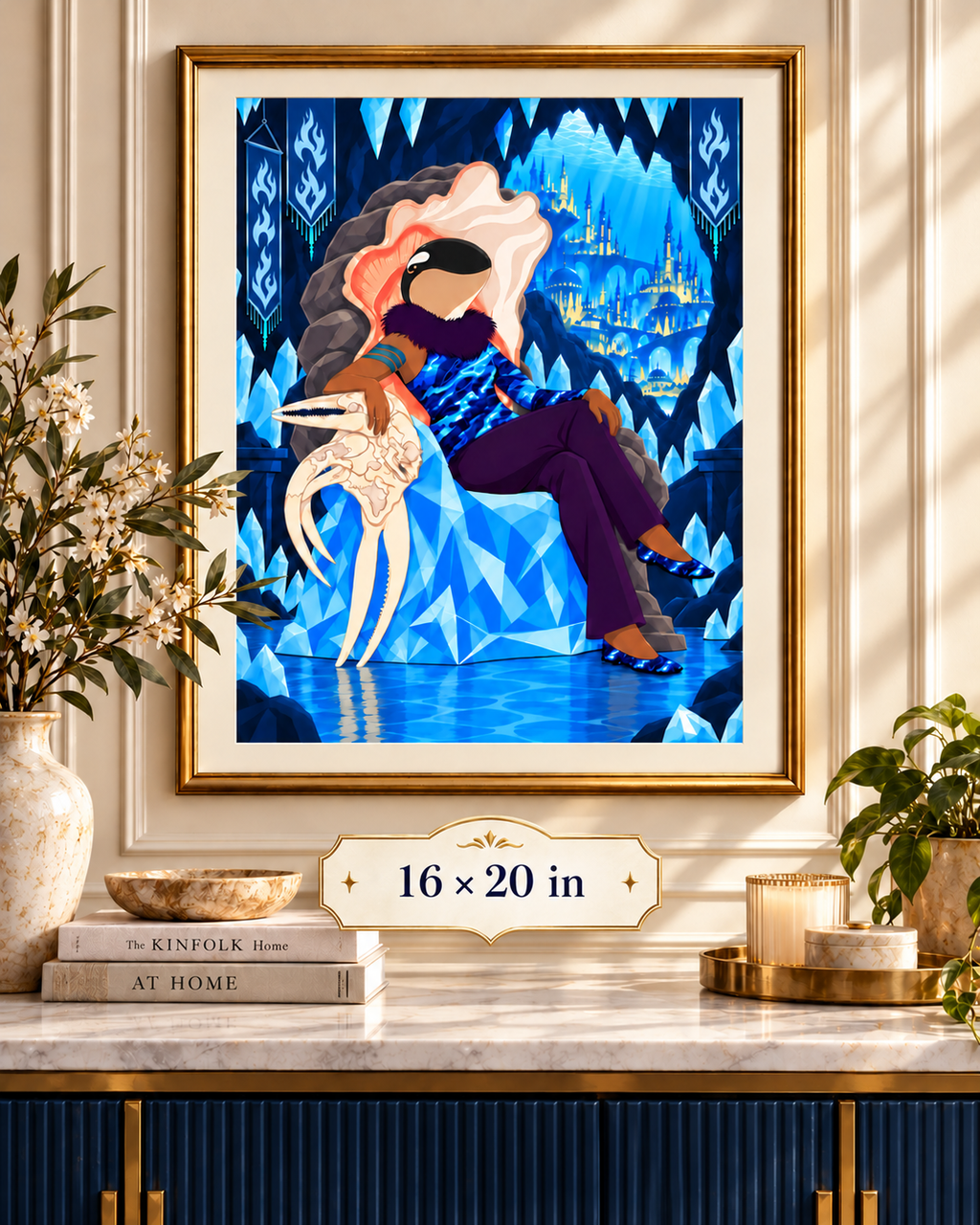 Animal Kingdom: Orca — Throne of Shadows Digital Art Print