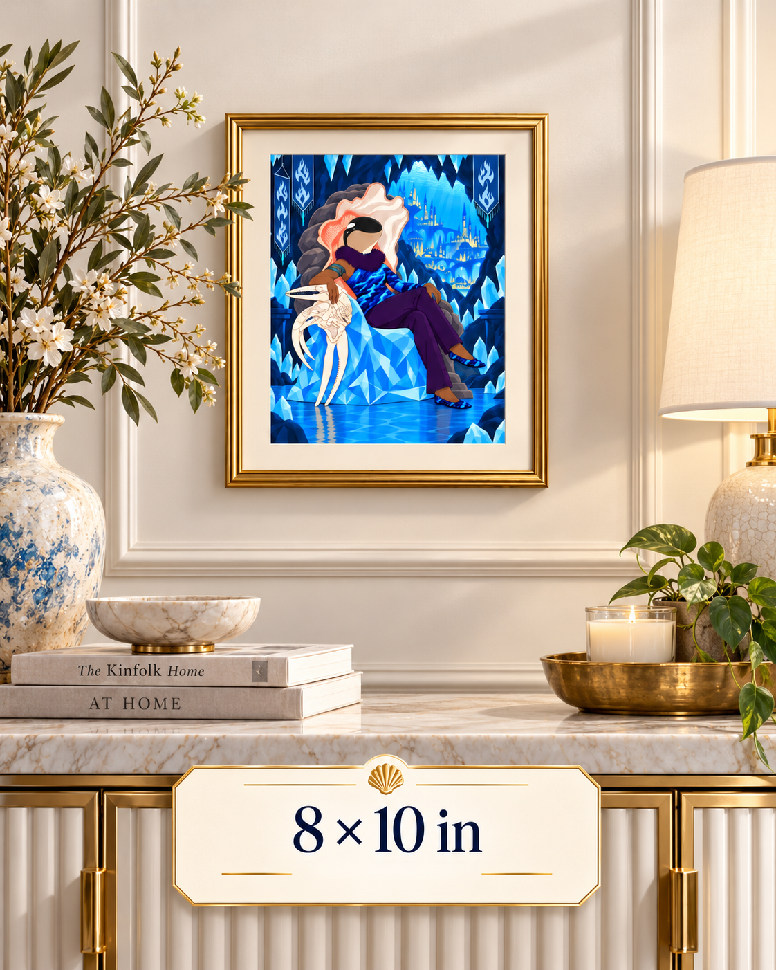 Animal Kingdom: Orca — Throne of Shadows Digital Art Print